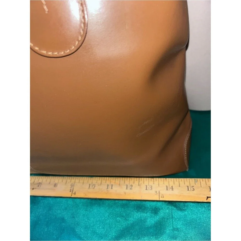 Gianni Chiarini Firenze Giuditta EUC Italian Made Tan Cognac Leather Tote